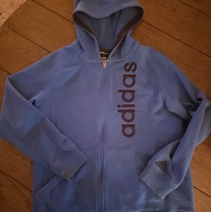 Boys sz 10/12 adidas zip up hoodie